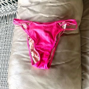 HOT PINK moderate coverage bikini bottom